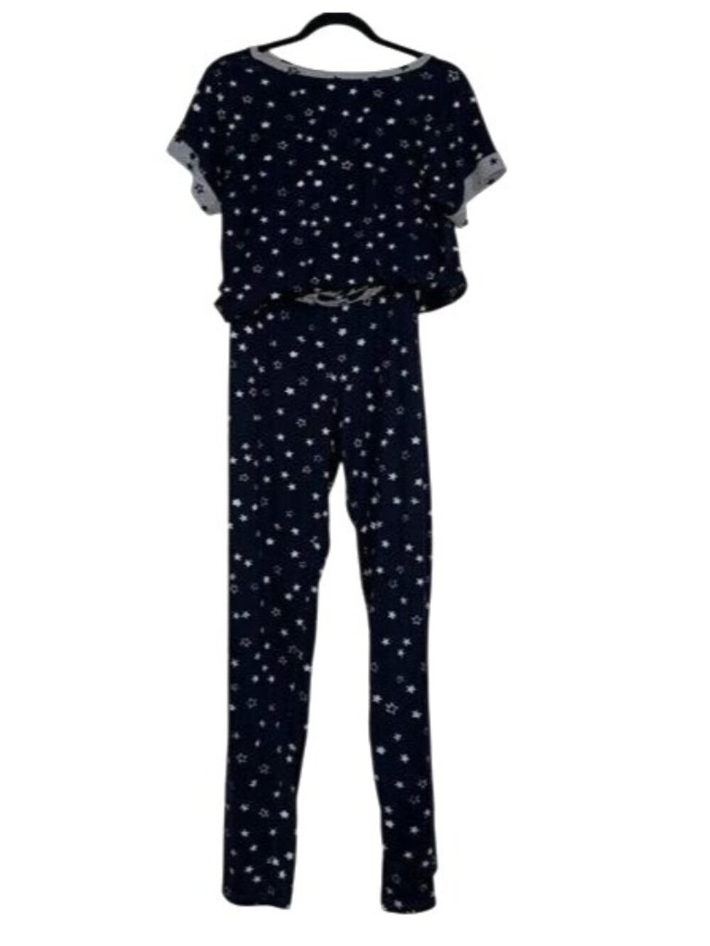Lucky Brand 3 Pc Star Print Lounge Set W/Top Pants & Shorts N/M Polyester/Spande